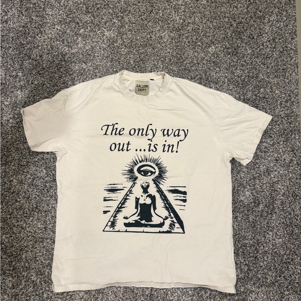 Gallery Dept White Graphic Tee